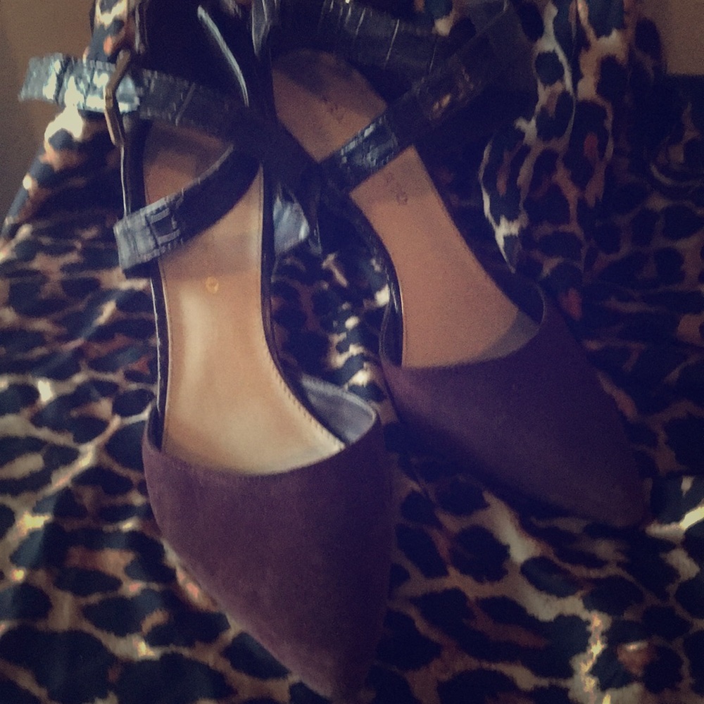Franco Sartos ”Burgandy” point sandal heel